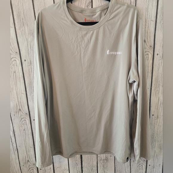 cotopaxi Other - Cotopaxi Fino Long-Sleeve Tech Tee Mens Shirt Pebble Size XL Beige Neutral